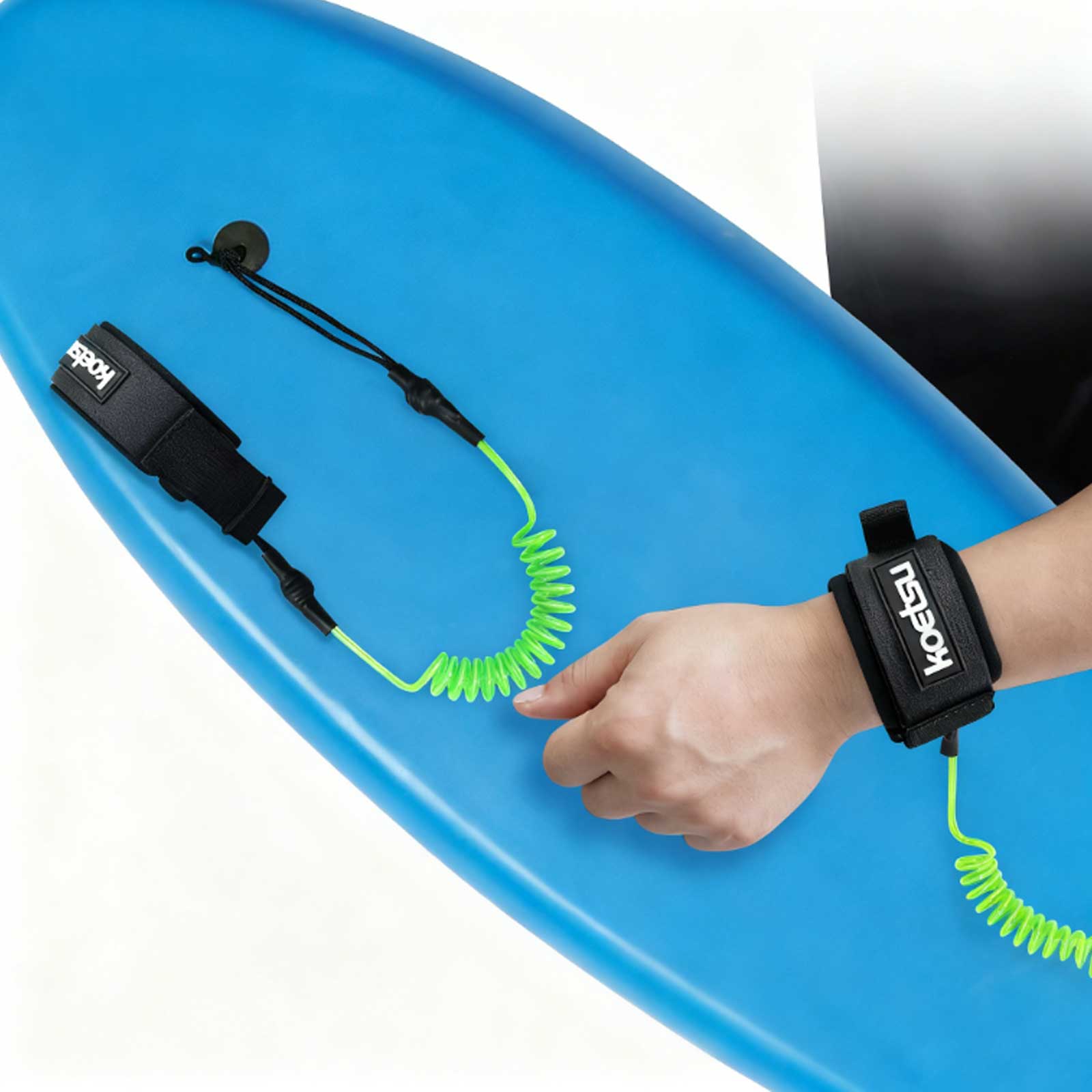 Stand Up Paddle Leash - Corda per Bodyboard Avvolgibile in TPU,