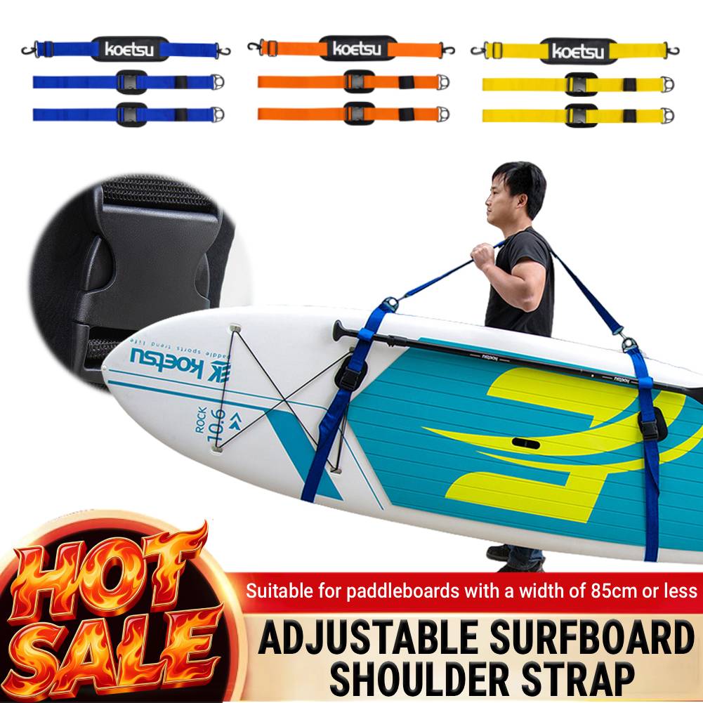 Stand Up Paddle Leash - Cinghia Regolabile per Trasporto Tavola da