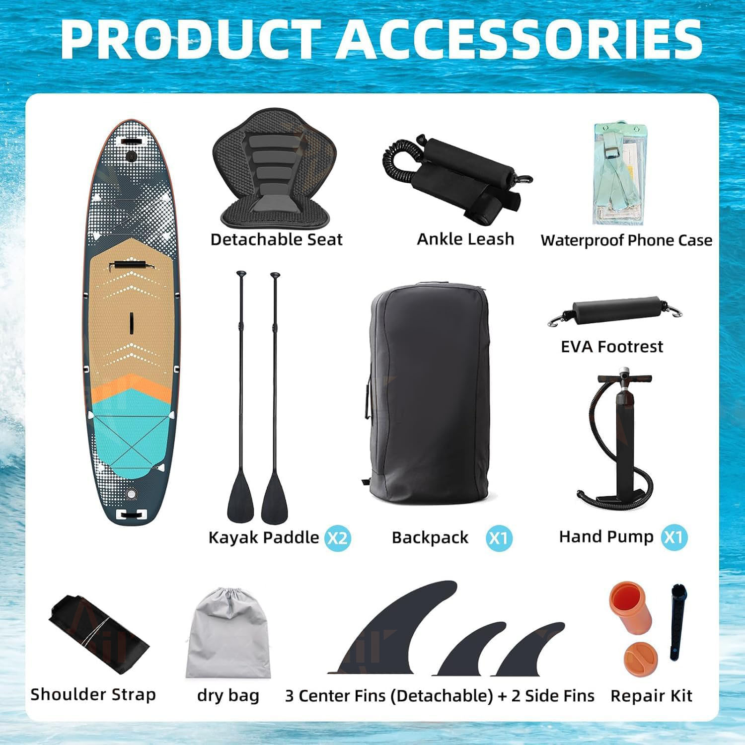 Tavola da Stand Up Paddle Gonf - Stand Up Paddle Leash recensione e prezzo